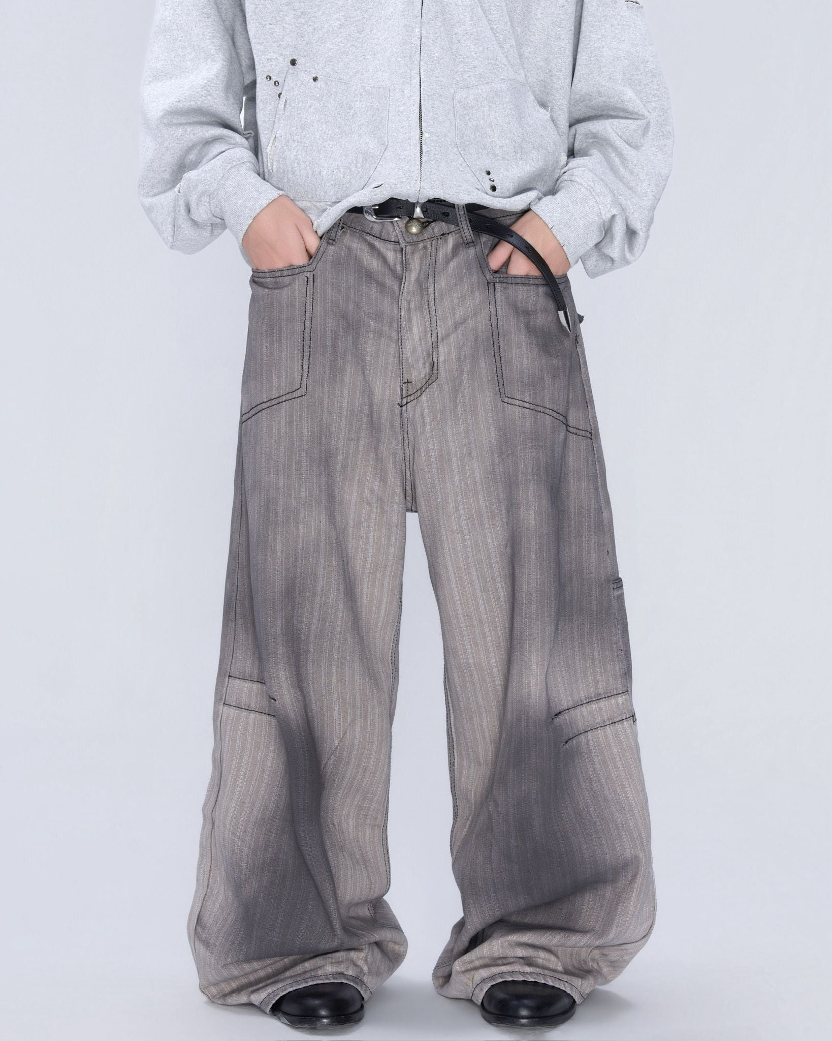 LONCHO “CRASH PINSTRIPE CUTS”