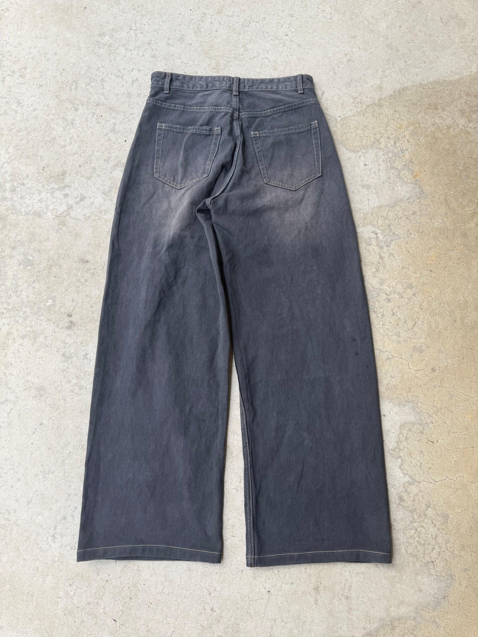 LONCHO REPAIRED STUDDED DENIMS