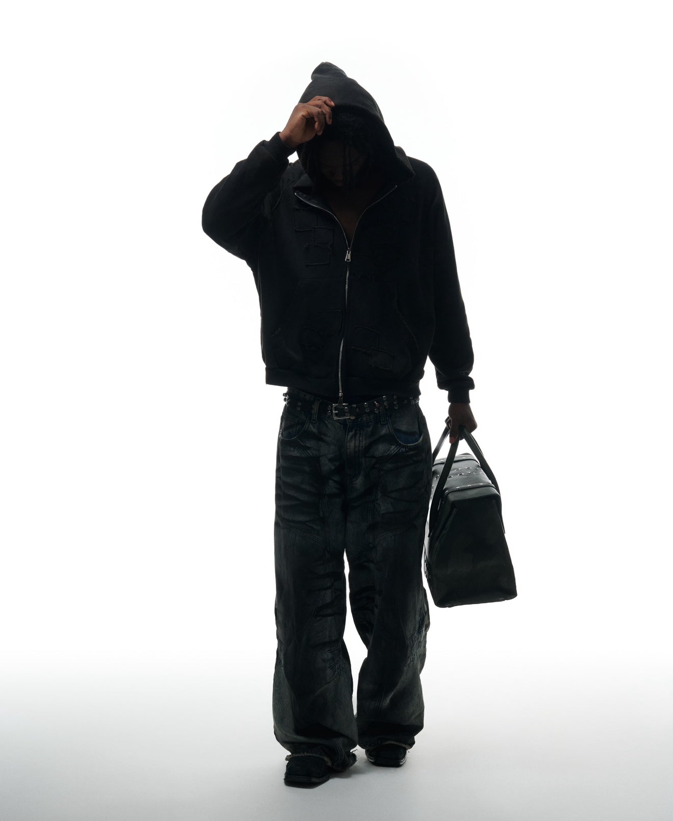 LONCHO “LEATHER CAMO LUNCHBOX BAG”