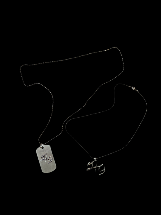 BATTLE DOG TAG + PENDANT NECKLACE BUNDLE