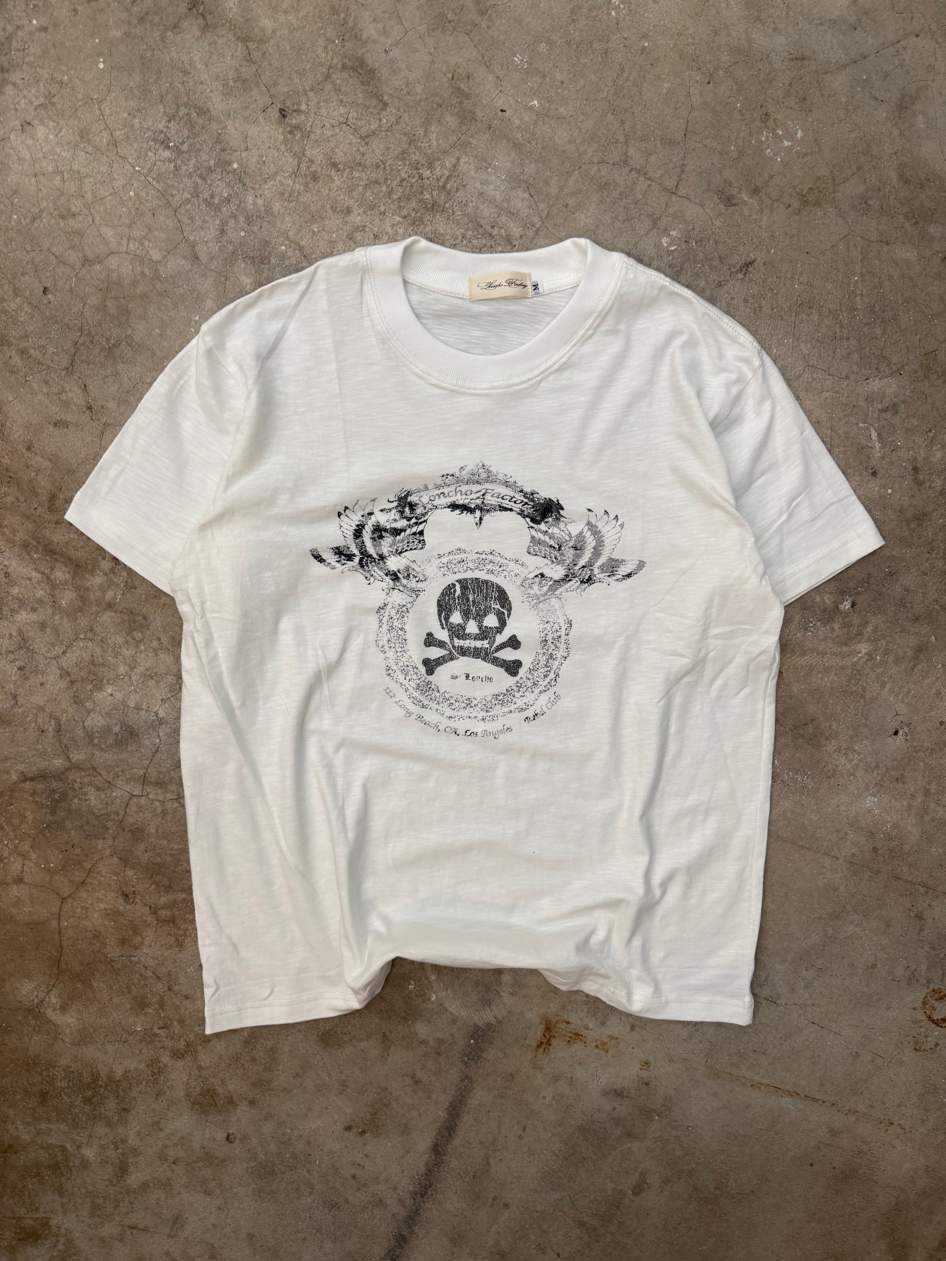LONCHO “SKULL GRUNGE EAGLE TEE”