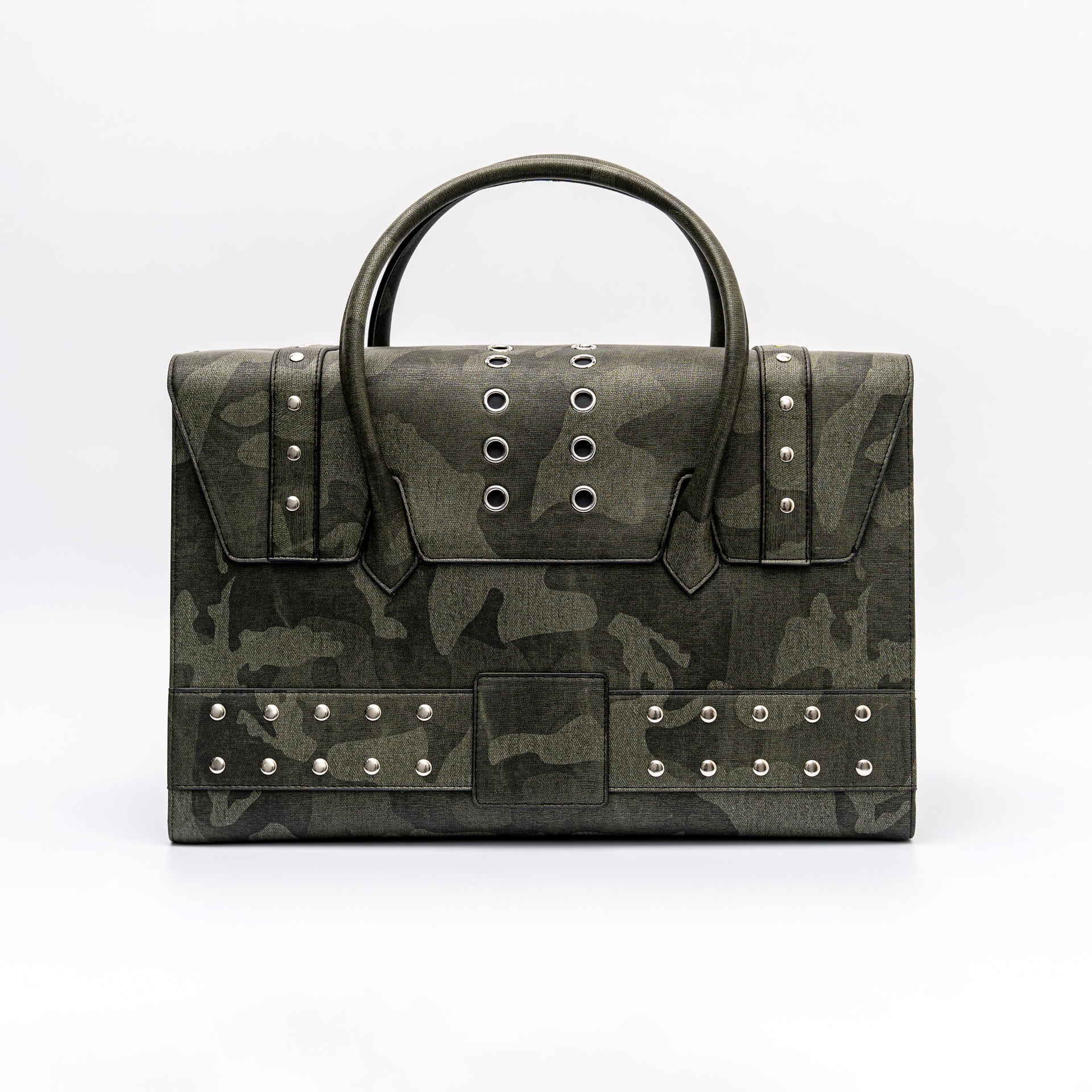 LONCHO “LEATHER CAMO LUNCHBOX BAG”