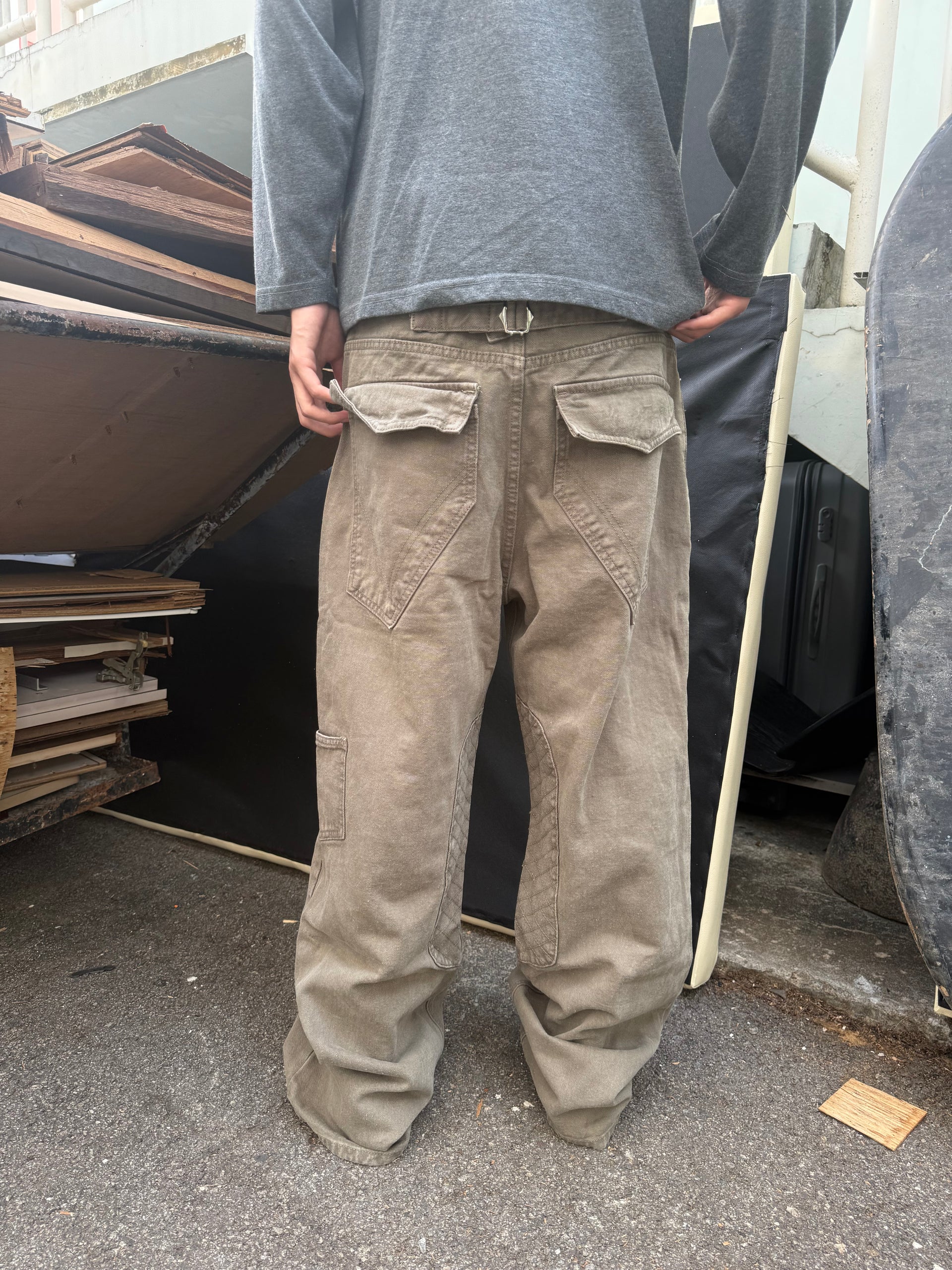 LONCHO REPAIRED CARPENTERS (OLIVE)