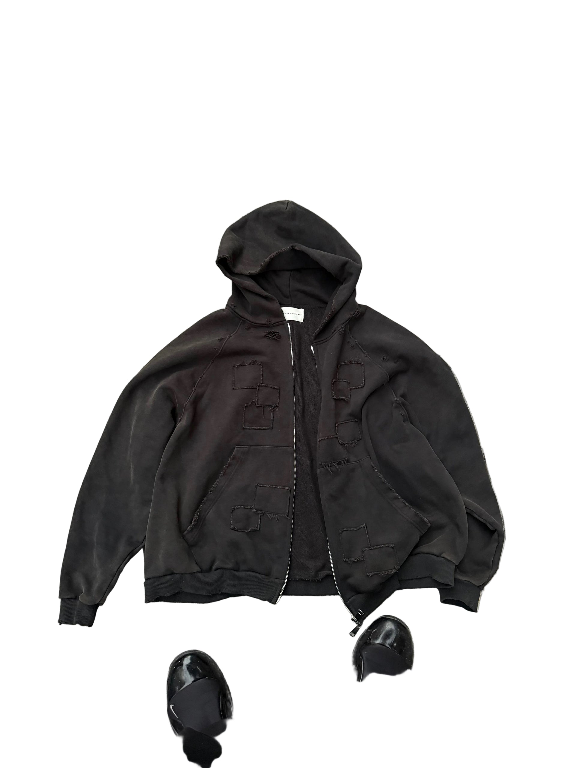 LONCHO “SCAB HOODIE” BOXY CROPPED