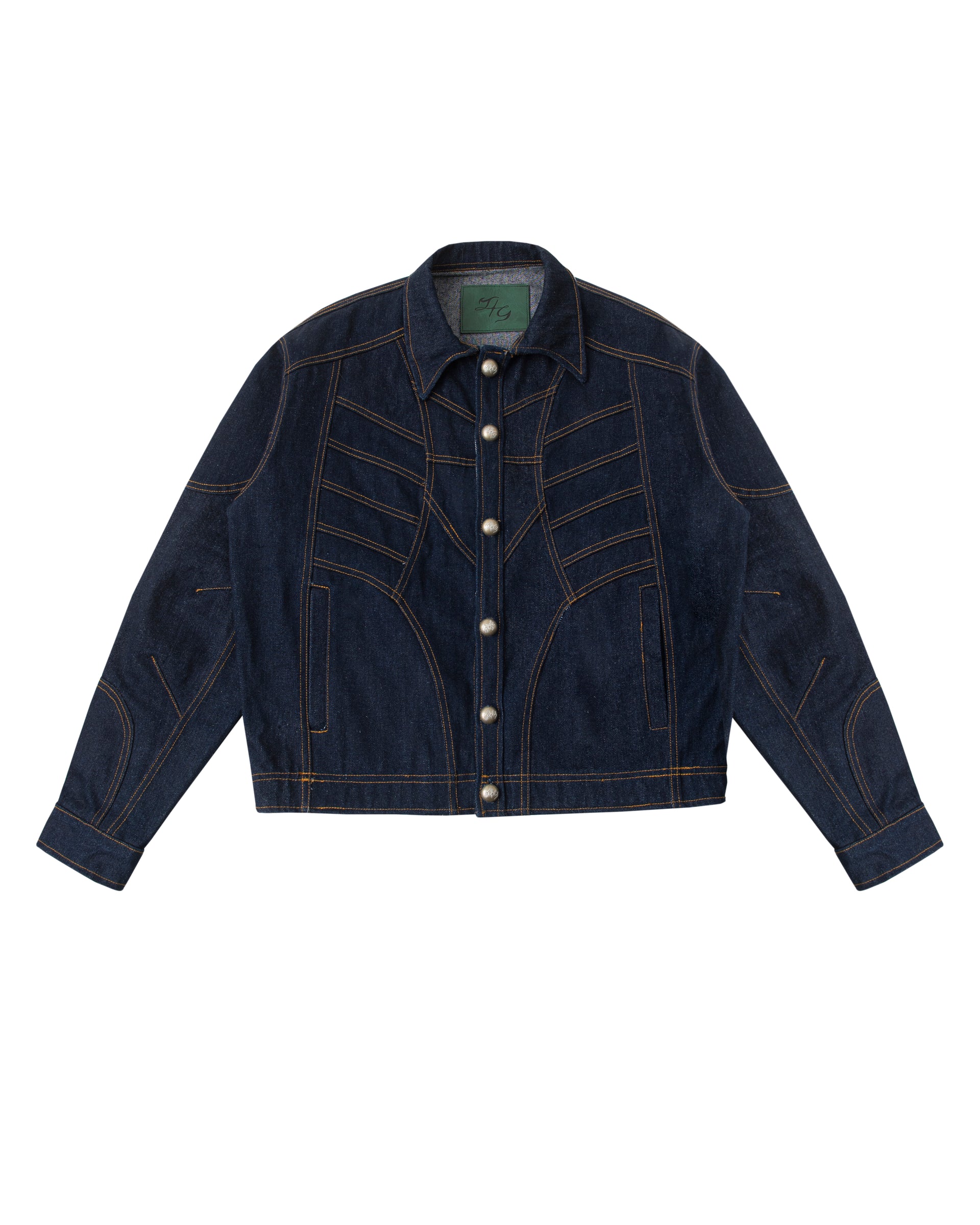 LONCHO “RAW-SKELETON INDIGO” JACKET 1 OF 1