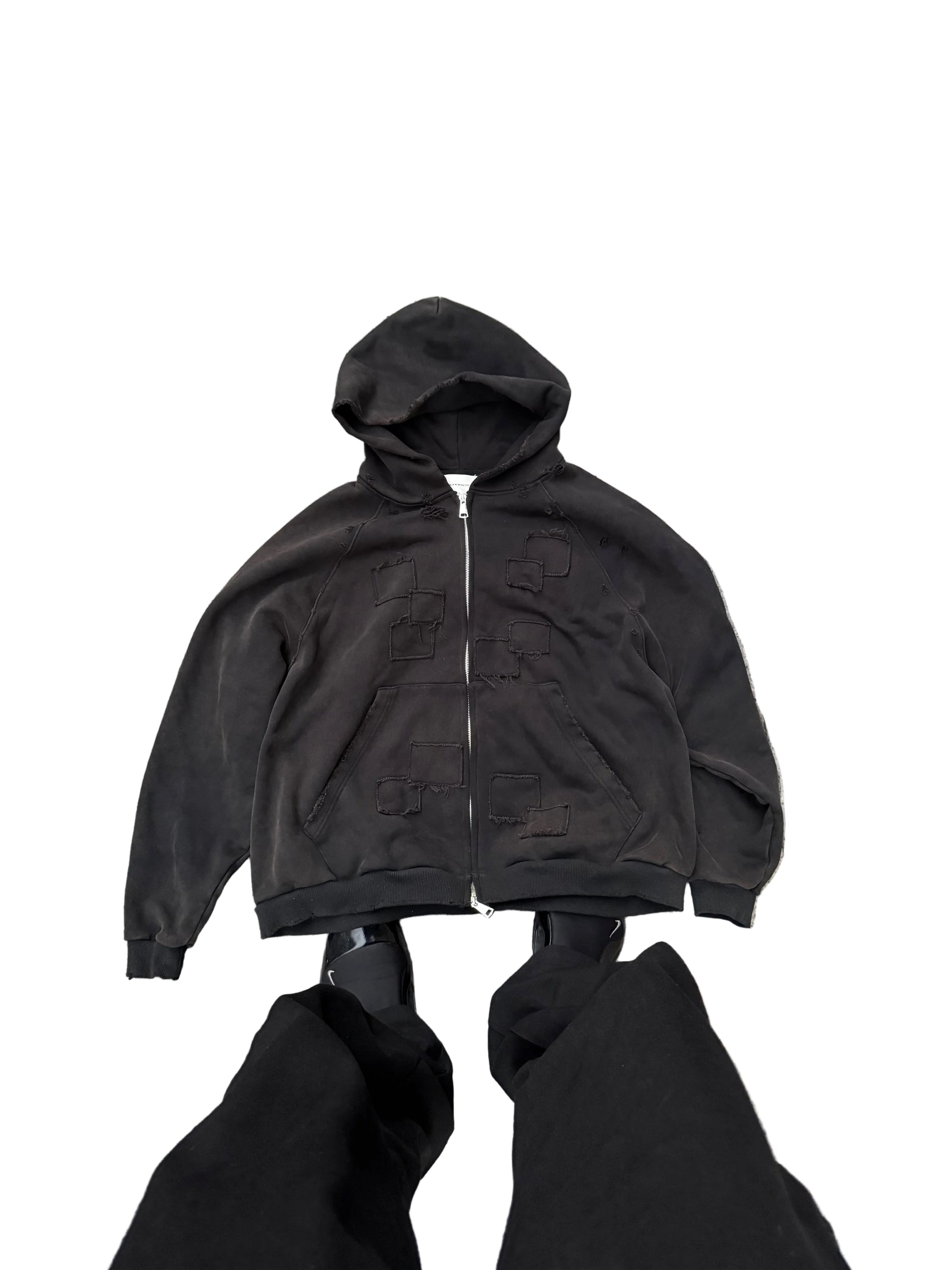 LONCHO “SCAB HOODIE” BOXY CROPPED