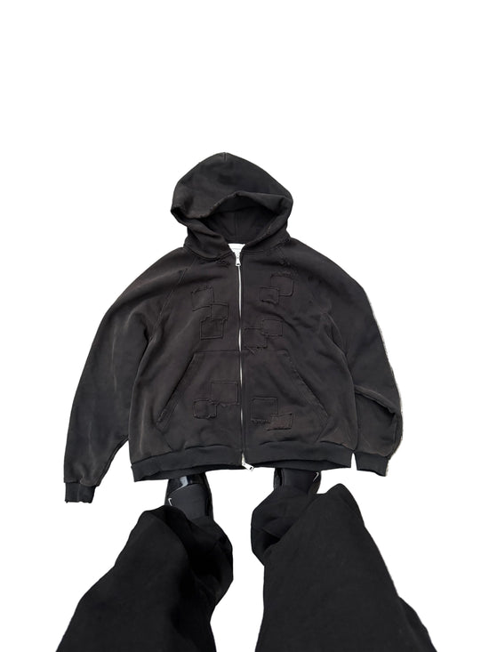 LONCHO “SCAB HOODIE” BOXY CROPPED