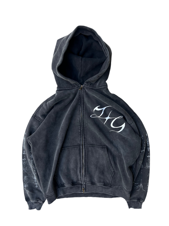 LONCHO “HAND-BRUSHED BOXY HOODIE”