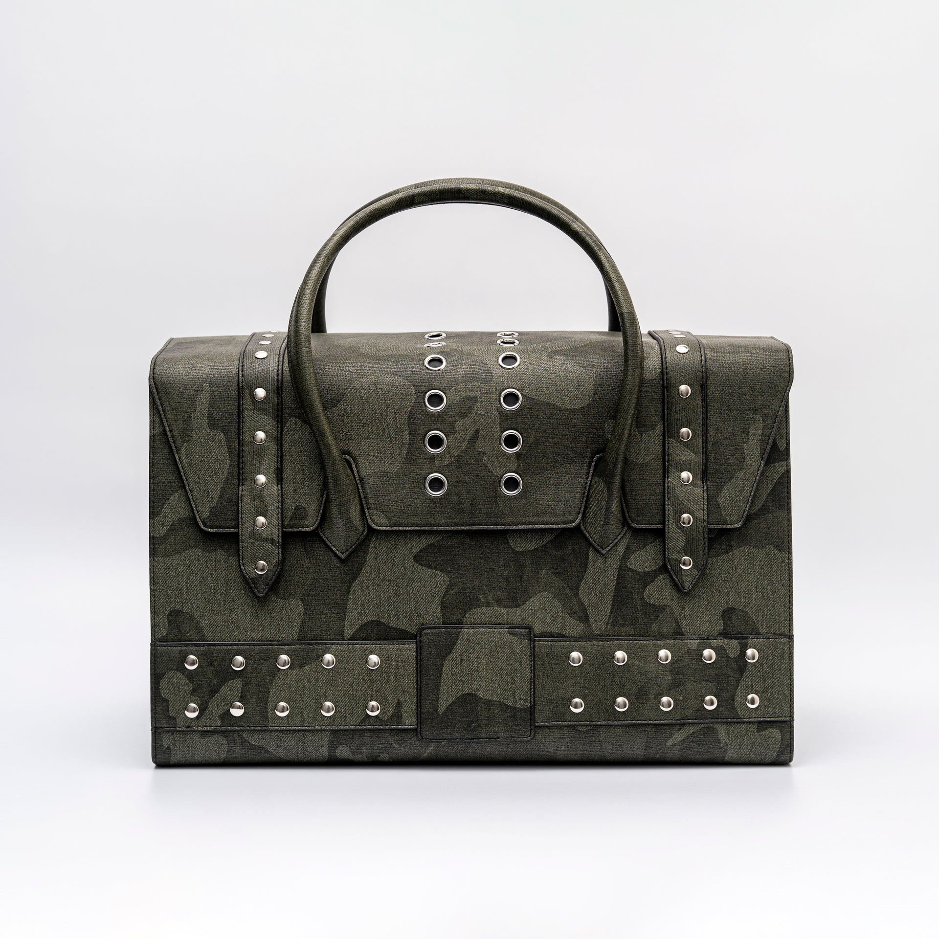 LONCHO “LEATHER CAMO LUNCHBOX BAG”