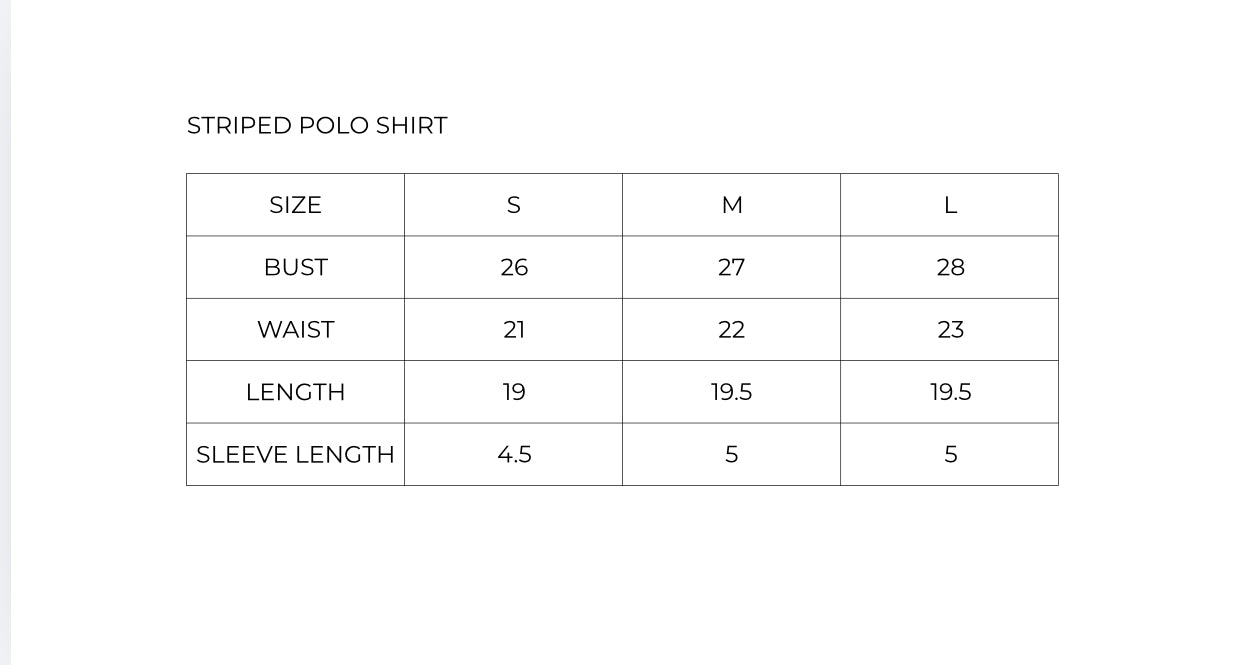 LONCHO P STRIPE POLO